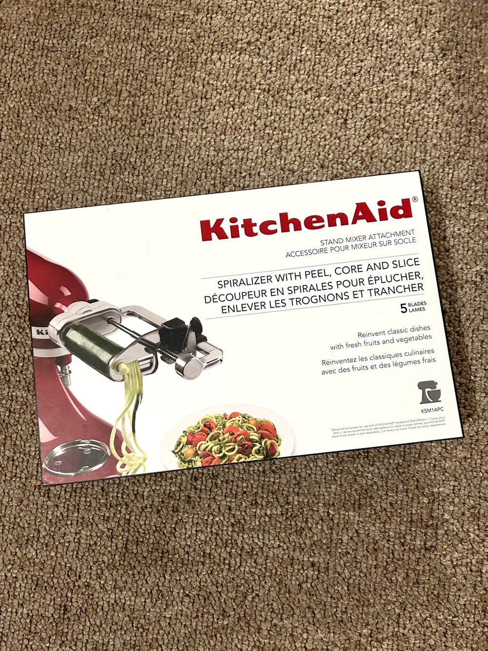 kitchenaid spiralizer attachment